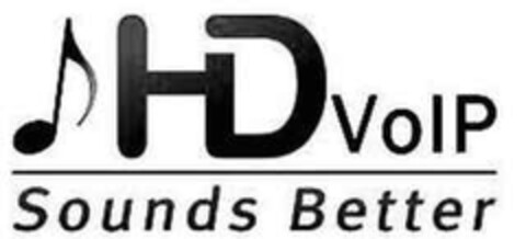 HD VolP Sounds Better Logo (EUIPO, 12/22/2008)