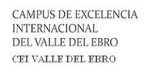 CAMPUS DE EXCELENCIA INTERNACIONAL DEL VALLE DEL EBRO CEI VALLE DEL EBRO Logo (EUIPO, 11/03/2011)