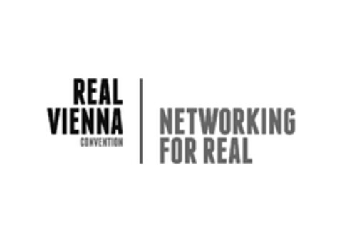 REAL VIENNA CONVENTION | NETWORKING FOR REAL Logo (EUIPO, 25.11.2011)