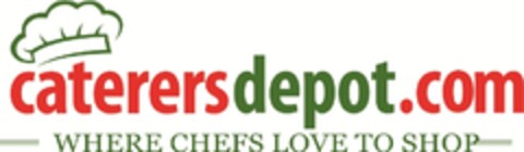 caterersdepot.com WHERE CHEFS LOVE TO SHOP Logo (EUIPO, 04/03/2012)