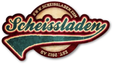 WWW.SCHEISS-LADEN.COM Scheissladen EST.2012 AD Logo (EUIPO, 16.04.2013)