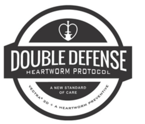 DOUBLE DEFENSE 
HEARTWORM PROTOCOL 
A NEW STANDARD OF CARE
VECTRA 3D + A HEARTWORM PREVENTIVE Logo (EUIPO, 02/23/2017)