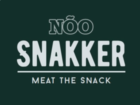 NÕO SNAKKER MEAT THE SNACK Logo (EUIPO, 09.07.2018)