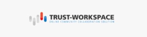 TRUST-WORKSPACE ONLINE COMMUNITY COLLABORATION SOLUTION Logo (EUIPO, 20.02.2019)