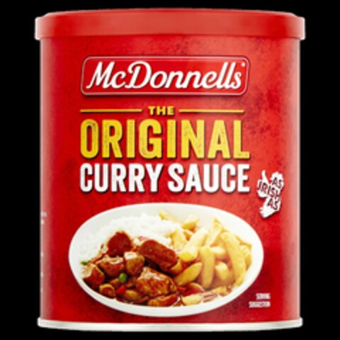 McDonnells The Original Curry Sauce AS IRISH AS Logo (EUIPO, 12/21/2022)