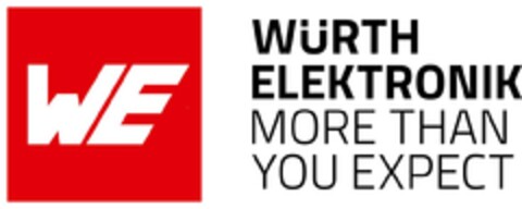 WE WÜRTH ELEKTRONIK MORE THAN YOU EXPECT Logo (EUIPO, 01/30/2023)