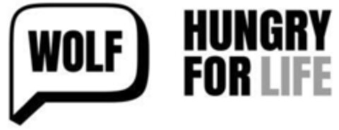 WOLF HUNGRY FOR LIFE Logo (EUIPO, 13.02.2023)