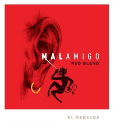 MALAMIGO RED BLEND  EL REBELDE Logo (EUIPO, 03/28/2023)