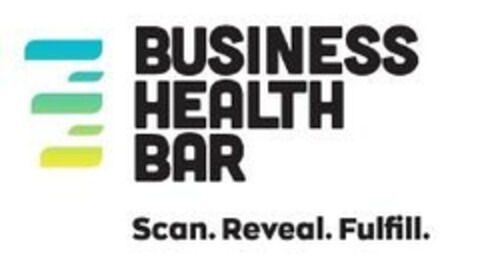 BUSINESS HEALTH BAR Scan . Reveal . Fulfill . Logo (EUIPO, 02.08.2023)