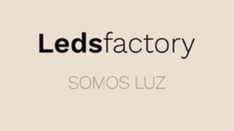 Ledsfactory SOMOS LUZ Logo (EUIPO, 06/21/2024)