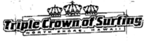 Triple Crown of Surfing Logo (EUIPO, 08.08.1996)