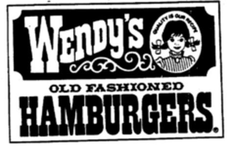WENDY'S OLD FASHIONED HAMBURGERS. Logo (EUIPO, 29.08.1996)