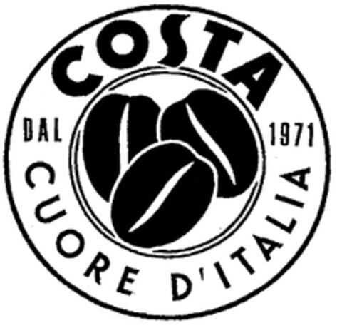 COSTA CUORE D'ITALIA DAL 1971 Logo (EUIPO, 28.04.1999)