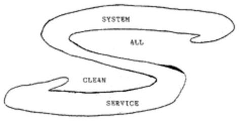 SYSTEM ALL CLEAN SERVICE Logo (EUIPO, 01/21/2000)