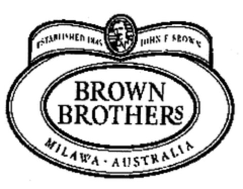 BROWN BROTHERS MILAWA-AUSTRALIA Logo (EUIPO, 10.11.2000)