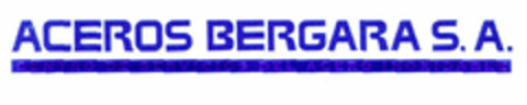 ACEROS BERGARA S.A. Logo (EUIPO, 28.11.2001)