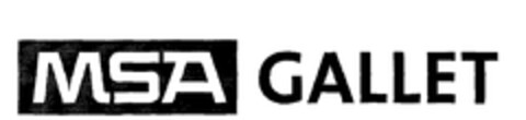 MSA GALLET Logo (EUIPO, 27.04.2004)