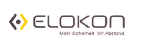ELOKON Mehr Sicherheit. Mit Abstand. Logo (EUIPO, 23.11.2004)