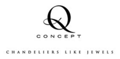 Q CONCEPT CHANDELIERS LIKE JEWELS Logo (EUIPO, 05/30/2007)