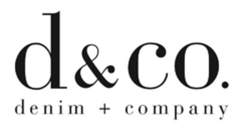 d & co. denim + company Logo (EUIPO, 22.12.2015)