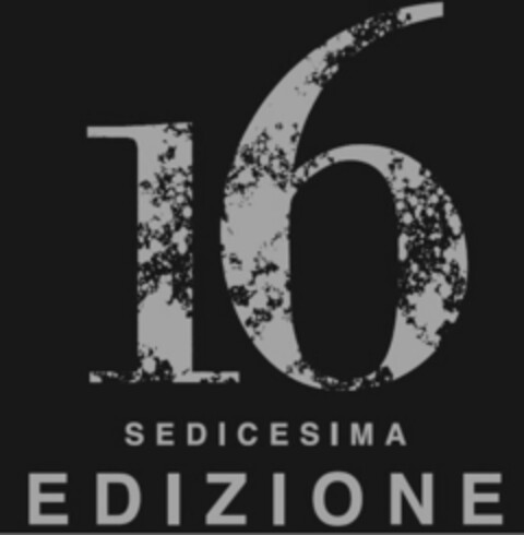 16 SEDICESIMA EDIZIONE Logo (EUIPO, 05.10.2017)