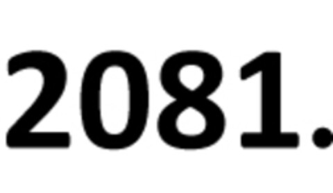 2081 Logo (EUIPO, 01/10/2018)