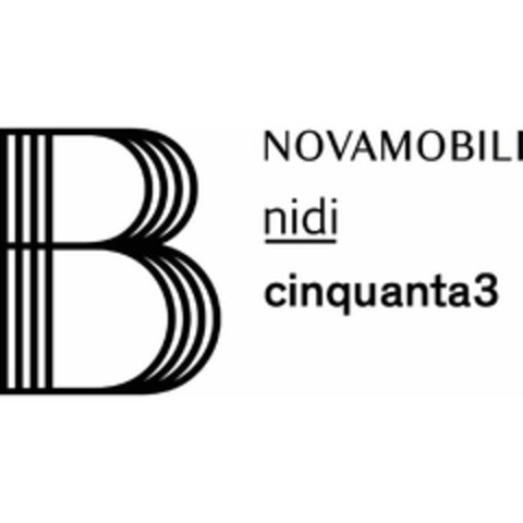 B NOVAMOBILI NIDI CINQUANTA3 Logo (EUIPO, 07/04/2019)