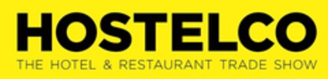 HOSTELCO THE HOTEL & RESTAURANT TRADE SHOW Logo (EUIPO, 10/29/2019)