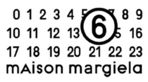 0123456789101112131617181920212223 mAison margiela Logo (EUIPO, 15.12.2022)