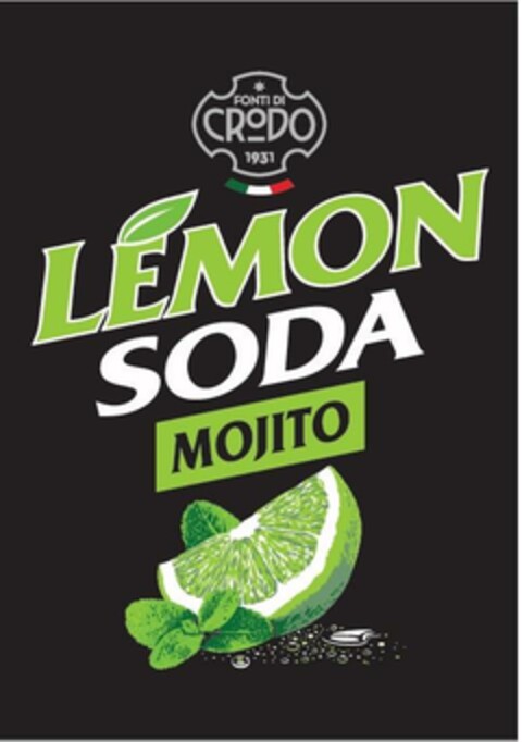 FONTI DI CRODO 1931 LEMON SODA MOJITO Logo (EUIPO, 03/24/2023)