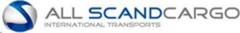 ALL SCANDCARGO INTERNATIONAL TRANSPORTS Logo (EUIPO, 03/29/2024)