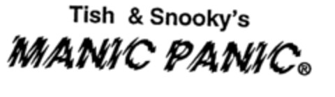 Tish & Snooky's MANIC PANIC Logo (EUIPO, 06/12/1997)