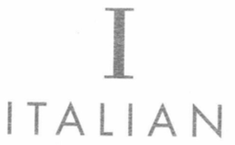 I ITALIAN Logo (EUIPO, 10/01/1998)