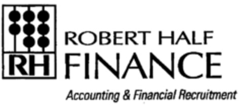 RH ROBERT HALF FINANCE Accounting & Financial Recruitment Logo (EUIPO, 22.06.2001)