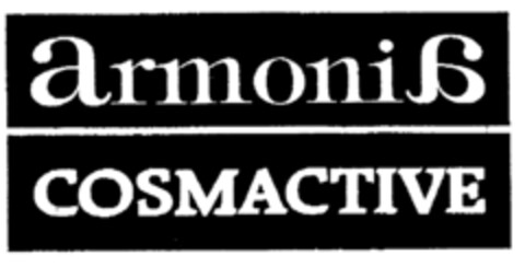 armonia COSMACTIVE Logo (EUIPO, 19.07.2001)