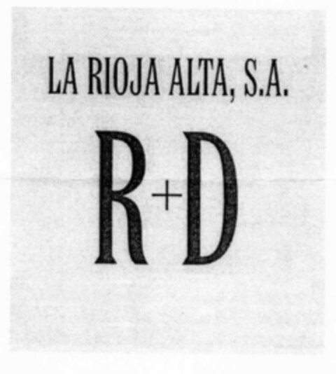 LA RIOJA ALTA, S.A. R+D Logo (EUIPO, 25.06.2002)
