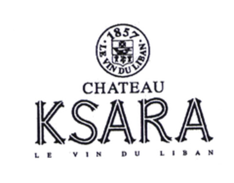 CHATEAU KSARA LE VIN DU LIBAN Logo (EUIPO, 09/24/2003)