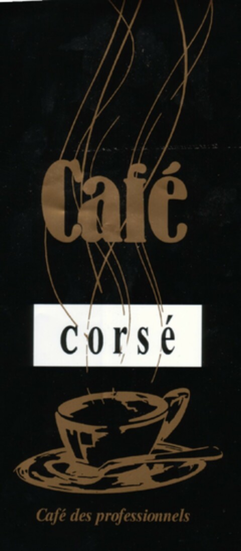 Café corsé Café des professionnels Logo (EUIPO, 07/01/2004)