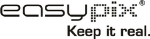 easypix Keep it real. Logo (EUIPO, 21.06.2006)