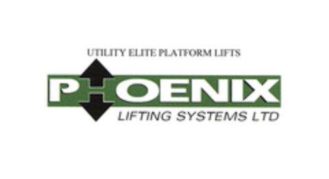 UTILITY ELITE PLATFORM LIFTS PHOENIX LIFTING SYSTEMS LTD Logo (EUIPO, 02.02.2007)