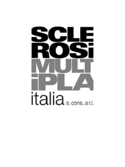 SCLEROSiMULTiPLA italia s.cons.ar.l. Logo (EUIPO, 02/17/2009)