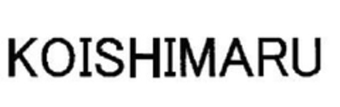 KOISHIMARU Logo (EUIPO, 15.12.2009)