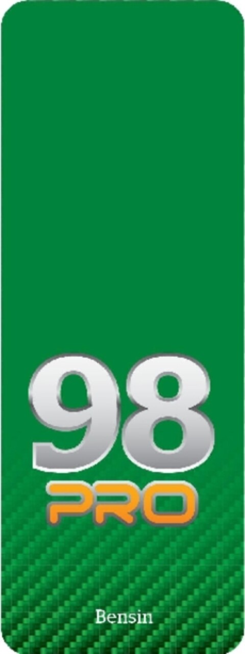 98 PRO Bensin Logo (EUIPO, 11.05.2012)