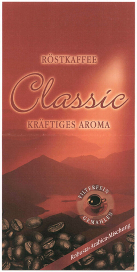 RÖSTKAFFEE Classic KRÄFTIGES AROMA Logo (EUIPO, 12/20/2012)