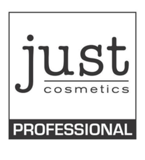 just cosmetics PROFESSIONAL Logo (EUIPO, 11/05/2014)