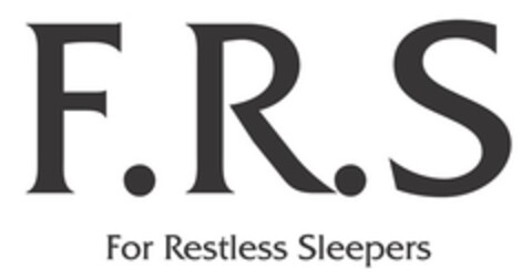 F. R. S For Restless Sleepers Logo (EUIPO, 24.11.2014)