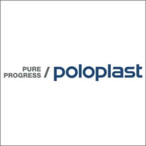 PURE PROGRESS/POLOPLAST Logo (EUIPO, 21.03.2016)
