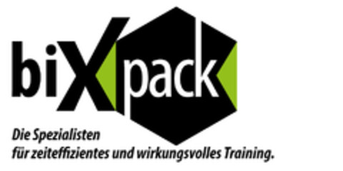 biXpack Die Spezialisten für zeiteffizientes und wirkungsvolles Training Logo (EUIPO, 22.06.2017)