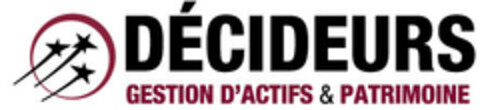 DÉCIDEURS GESTION D'ACTIFS & PATRIMOINE Logo (EUIPO, 08.12.2017)