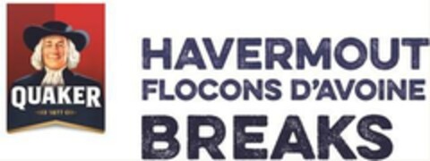 QUAKER HAVERMOUT FLOCONS D'AVOINE BREAKS 1877 Logo (EUIPO, 17.07.2018)